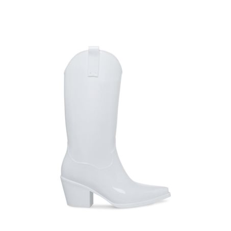 Botas Altas Steve Madden Shallow Mujer Blancas | ES UB942S